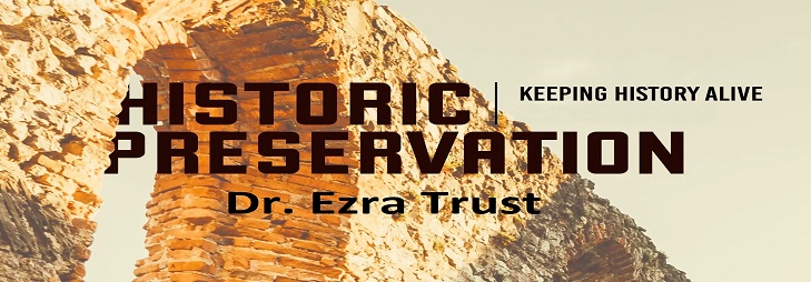 Dr. Ezra Trust Preserving History Logo